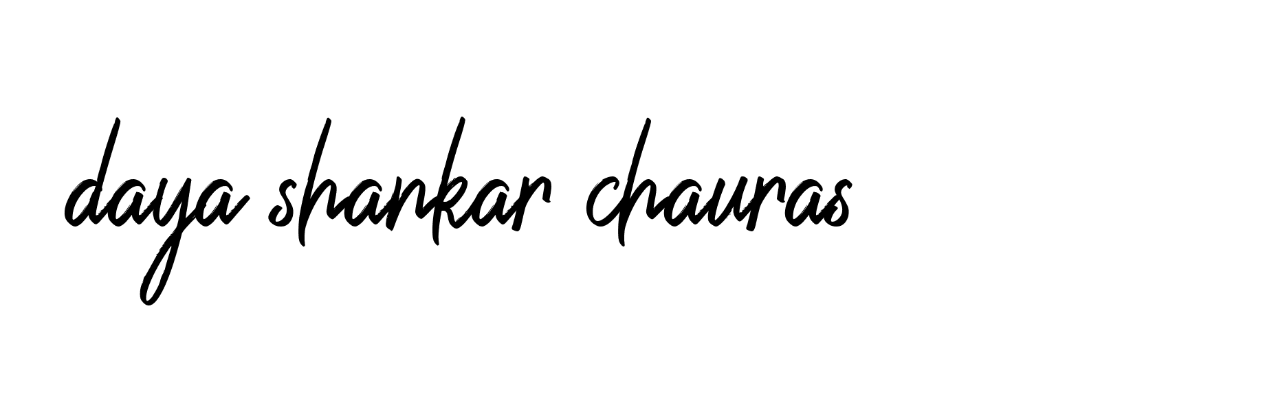 Signature of daya-shankar-chauras