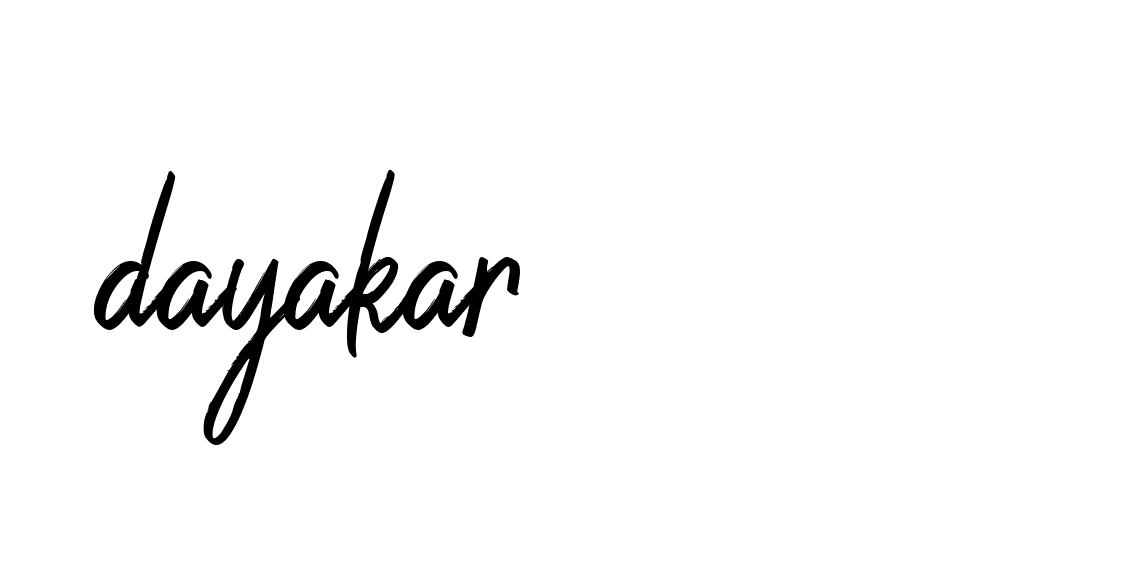 Signature of dayakar