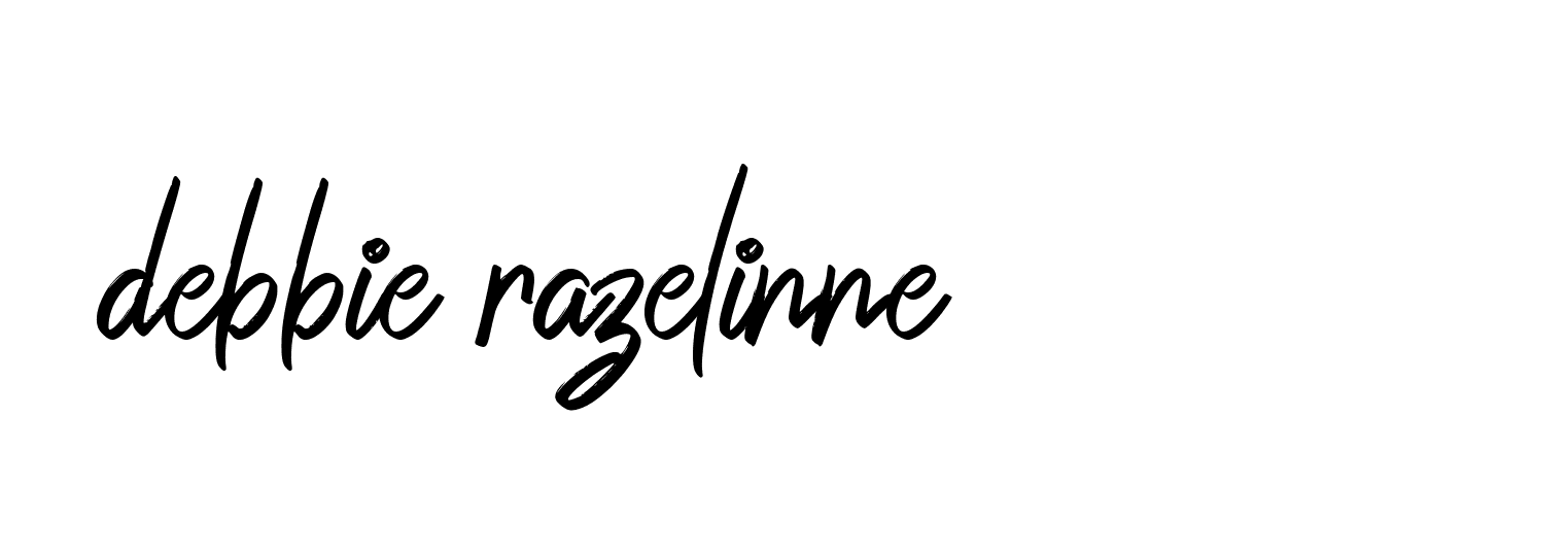 Signature of debbie-razelinne