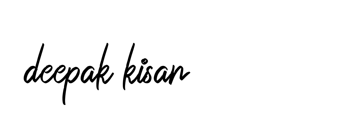 Signature of deepak-kisan