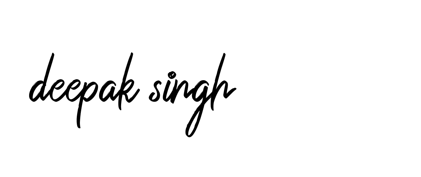 Signature of deepak-singh