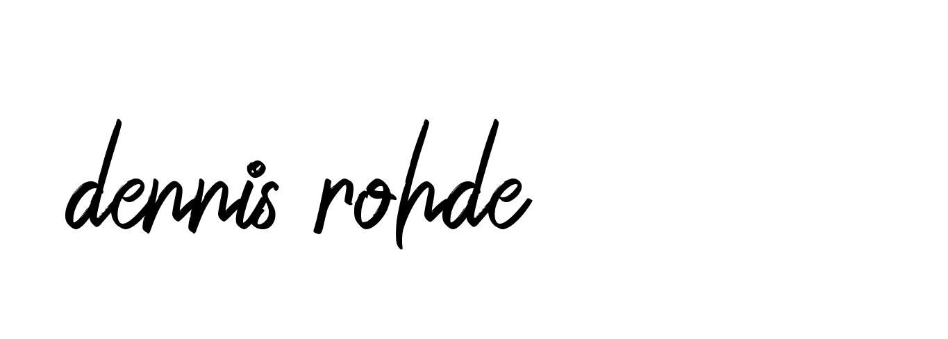 Signature of dennis-rohde