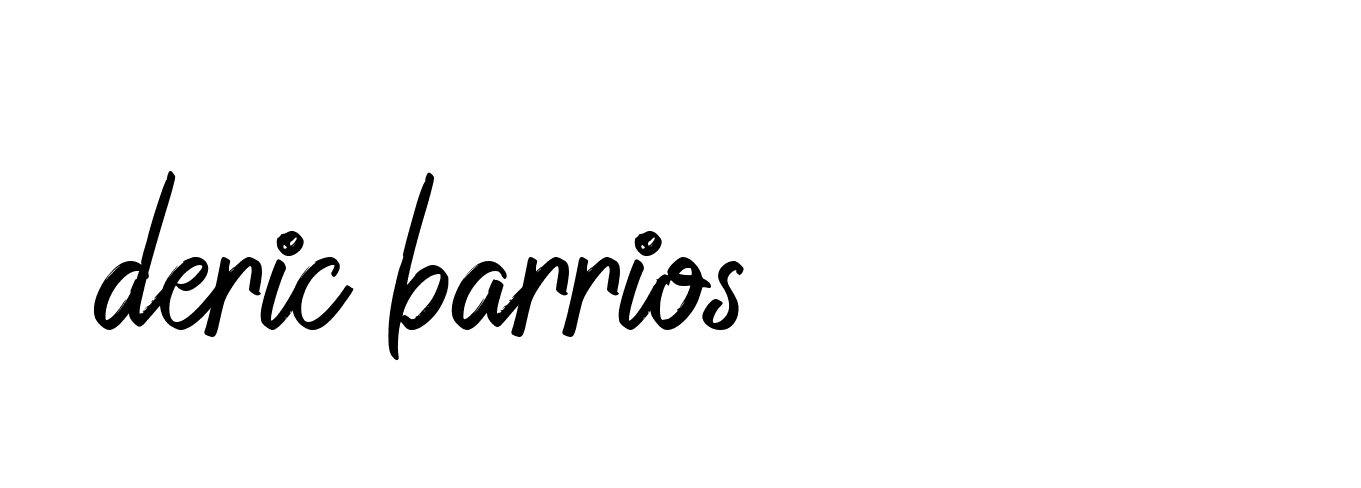 Signature of deric-barrios