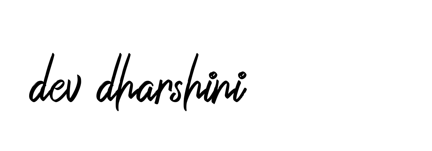 Signature of dev-dharshini