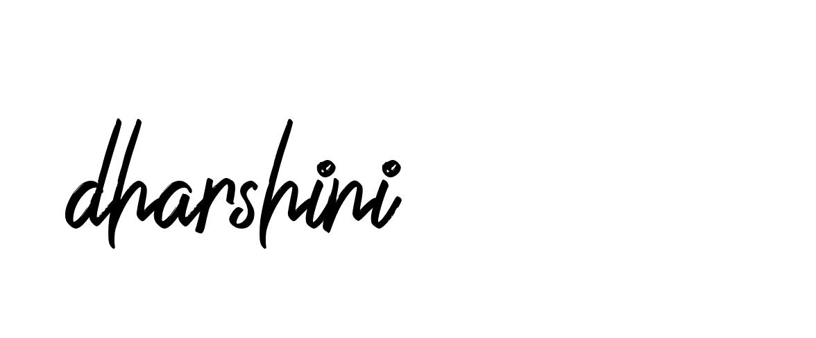 Signature of dharshini