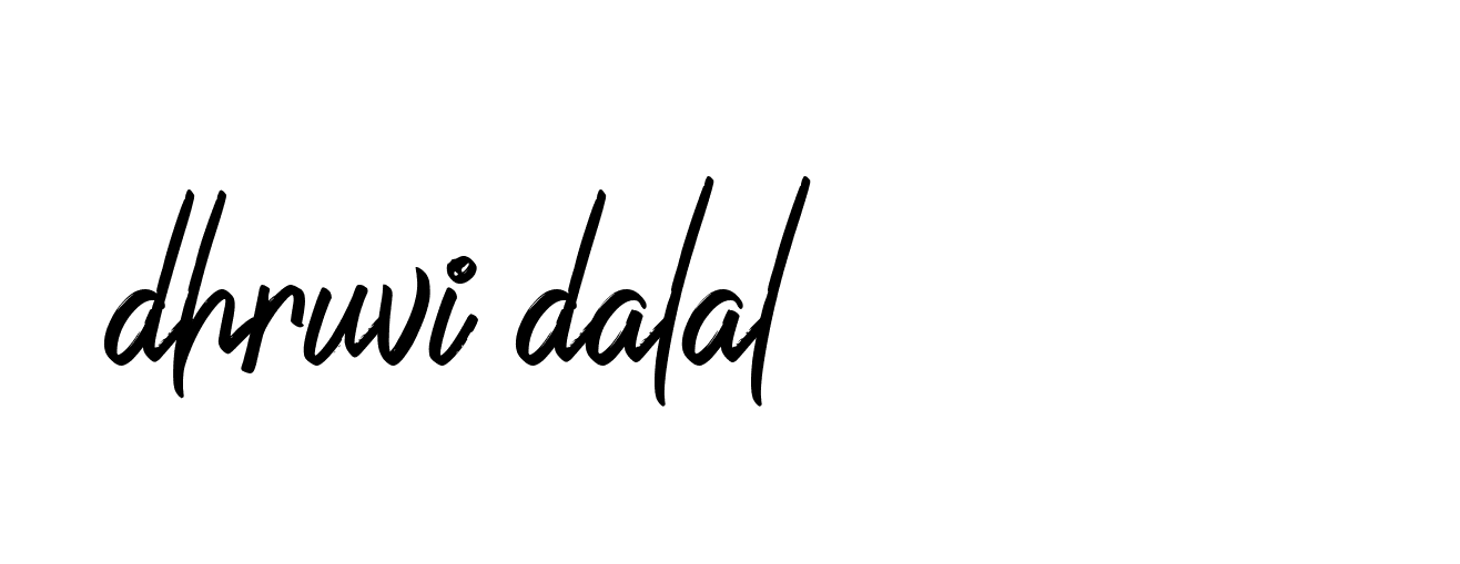 Signature of dhruvi-dalal