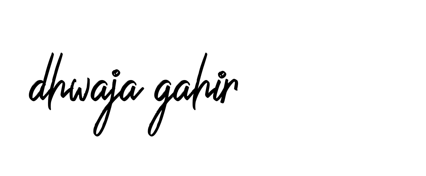 Signature of dhwaja-gahir