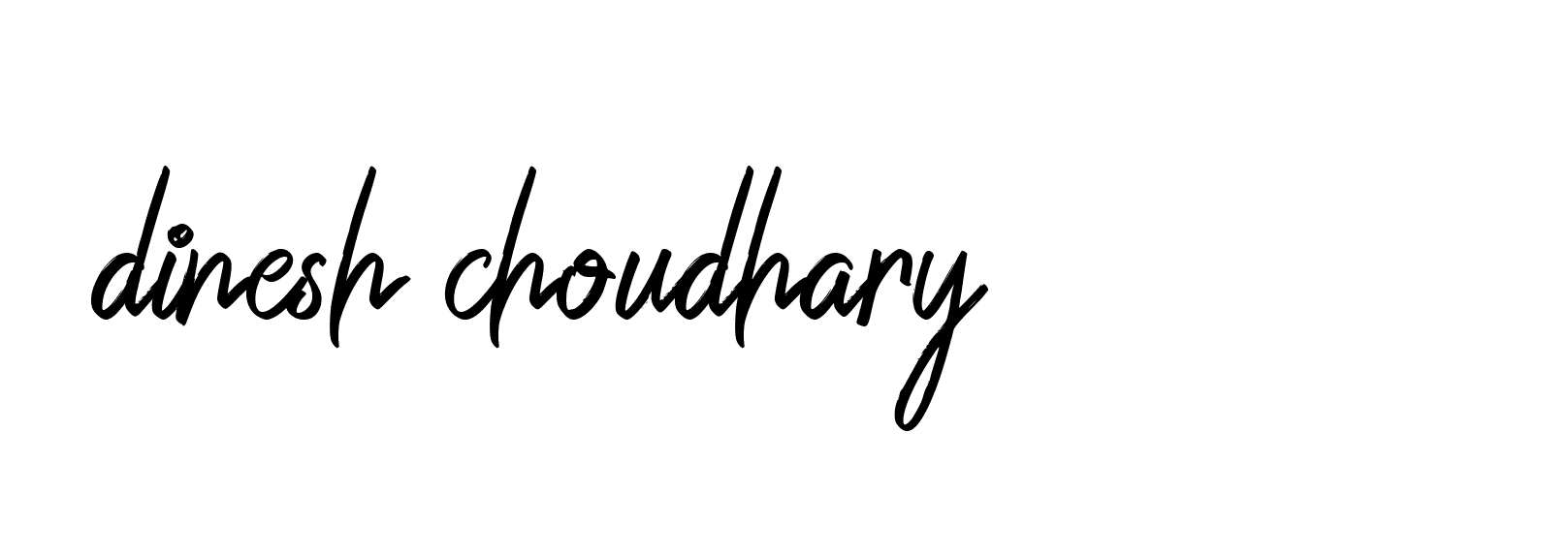 Signature of dinesh-choudhary