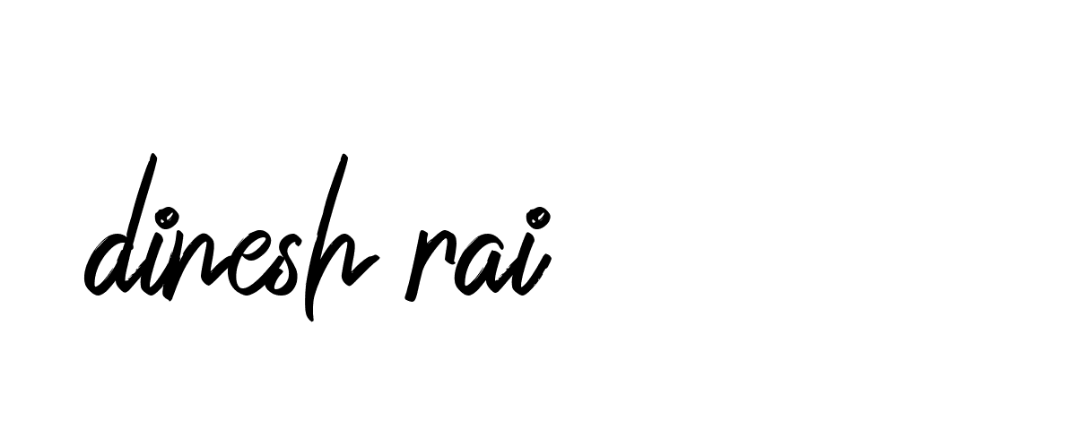 Signature of dinesh-rai