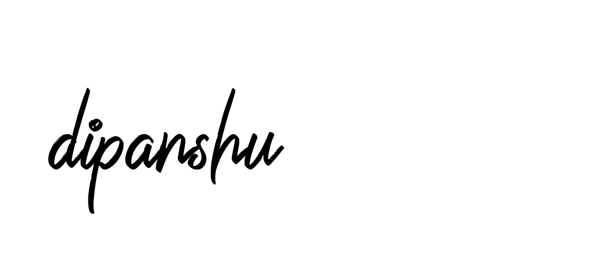 Signature of dipanshu