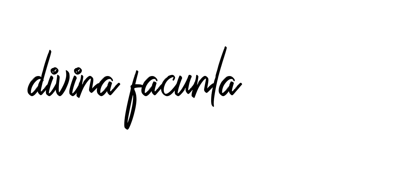 Signature of divina-facunla