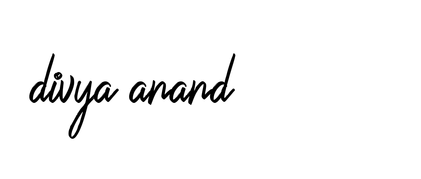 Signature of divya-anand