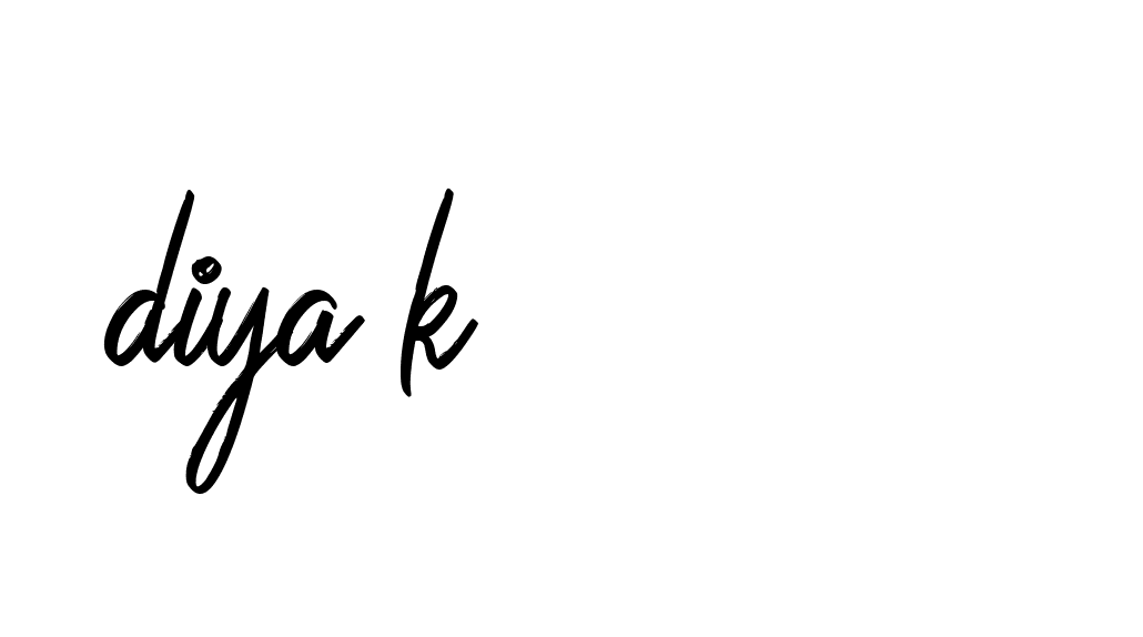 Signature of diya-k