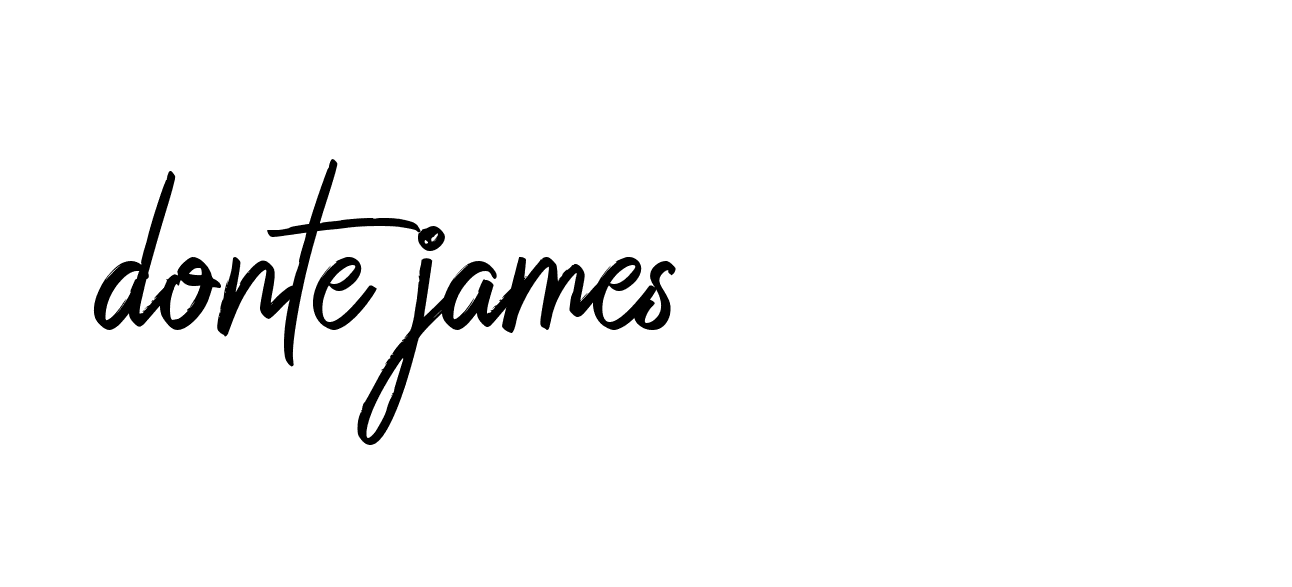 Signature of donte-james