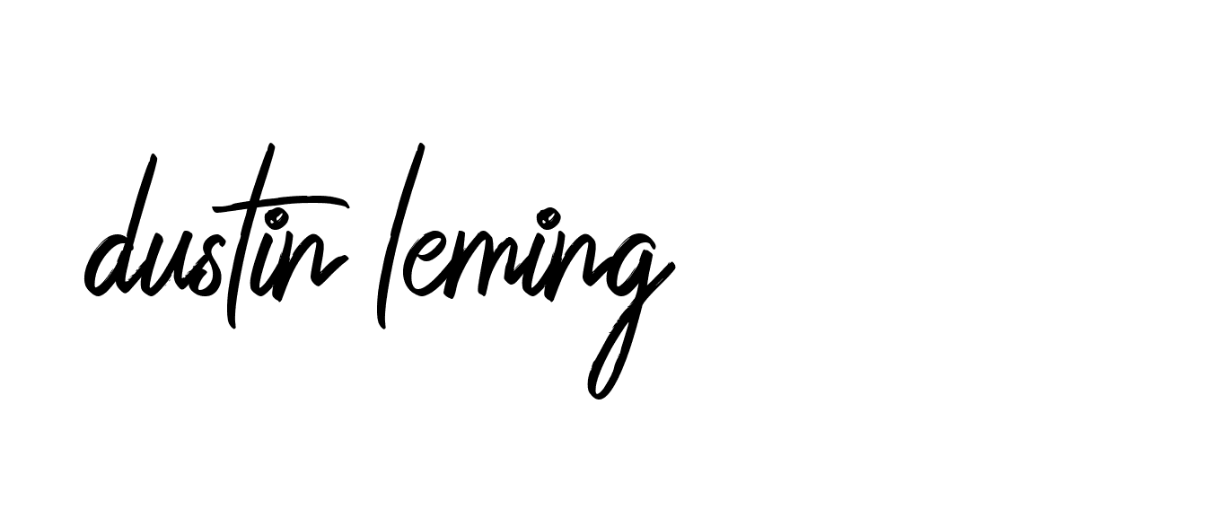 Signature of dustin-leming