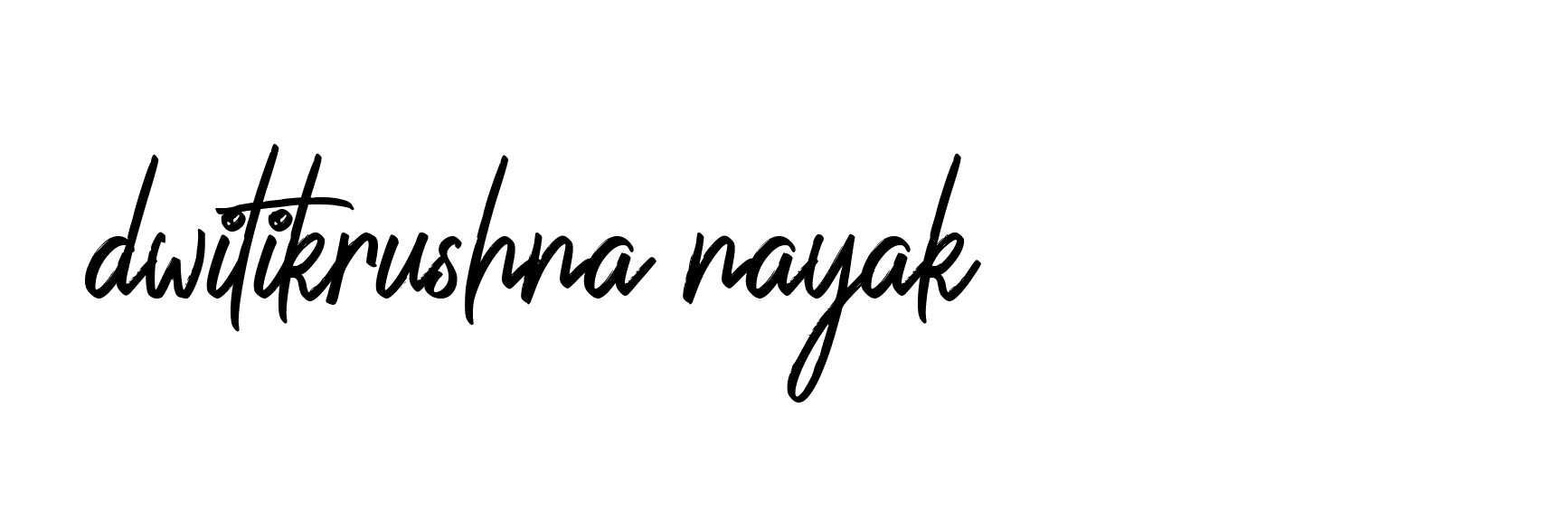 Signature of dwitikrushna-nayak-