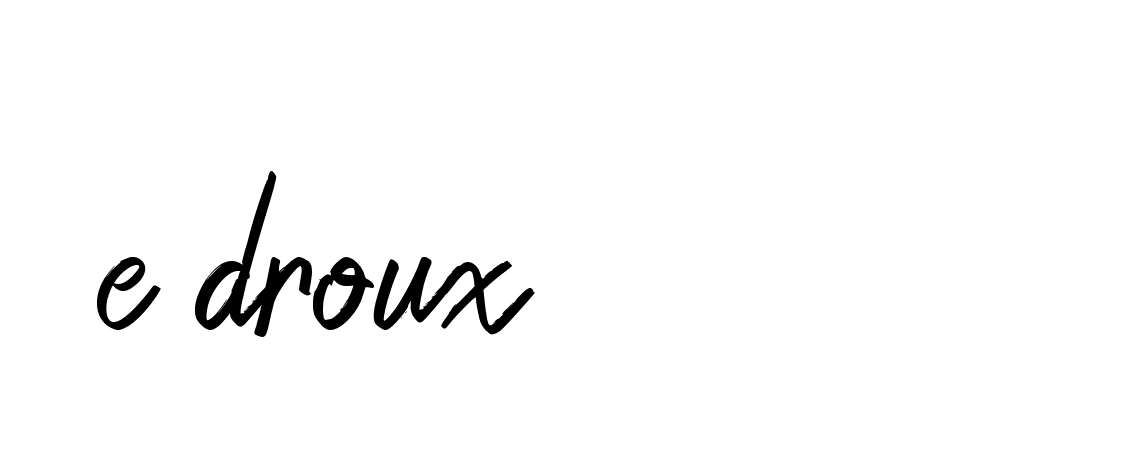 Signature of e-droux