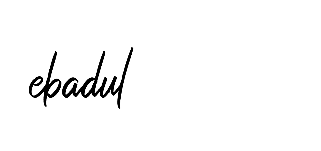 Signature of ebadul-