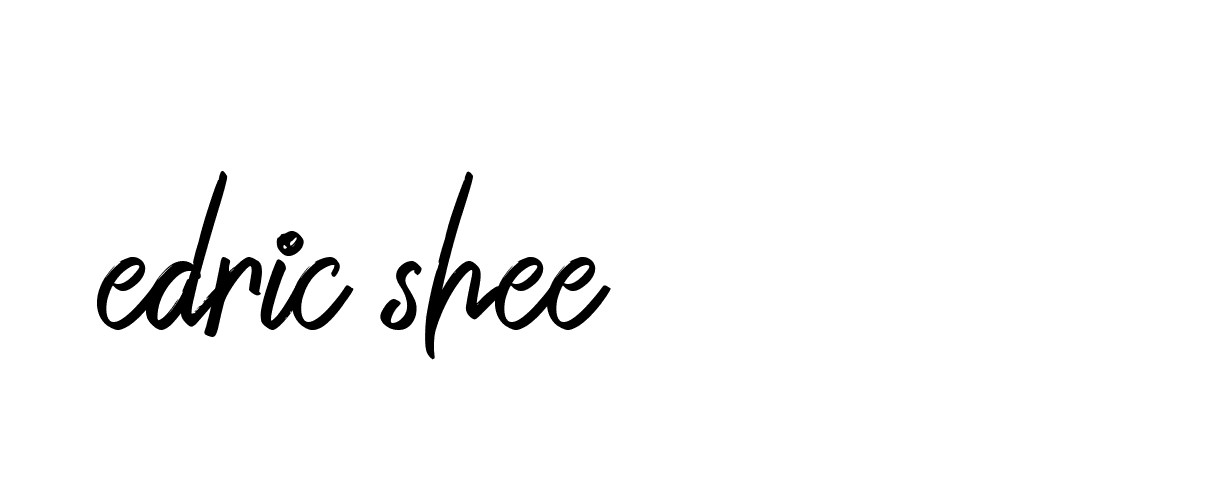 Signature of edric-shee