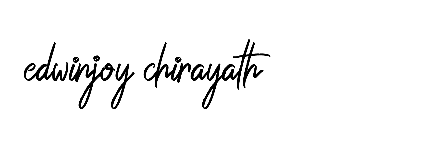 Signature of edwinjoy-chirayath-