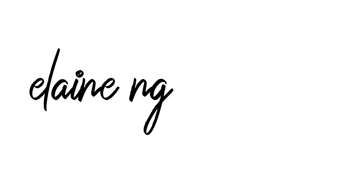 Signature of elaine-ng