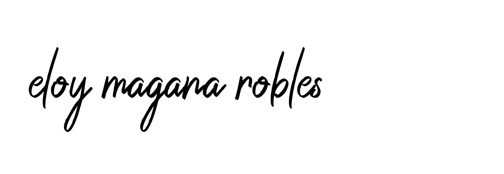 Signature of eloy-magana-robles