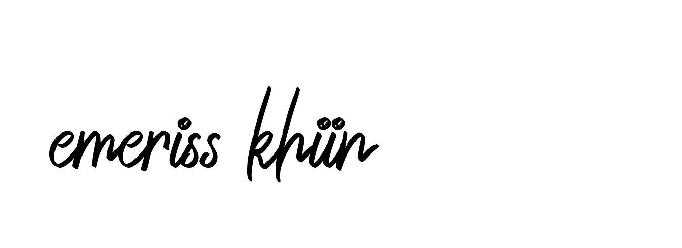 Signature of emeriss-khiin