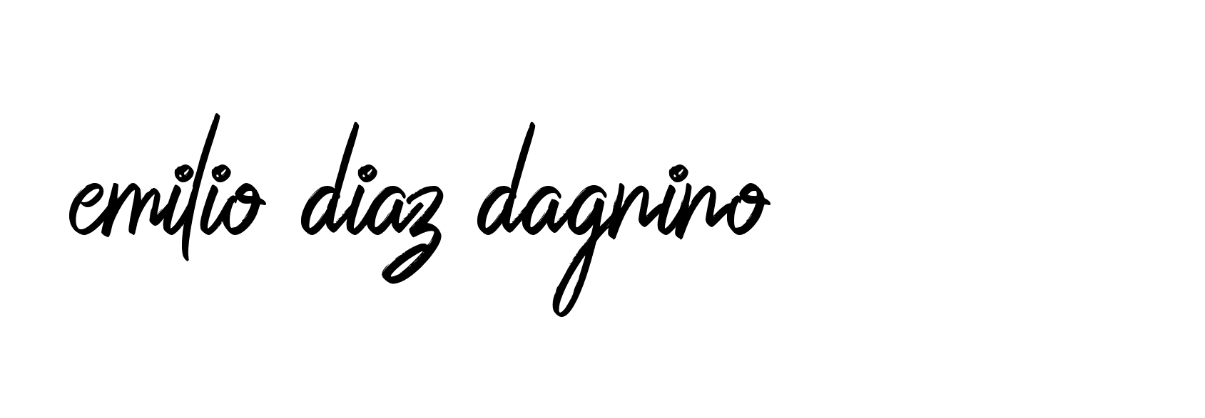 Signature of emilio-diaz-dagnino