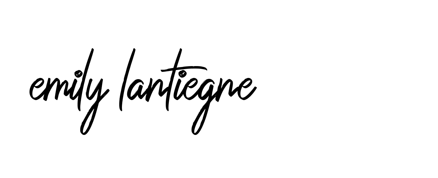 Signature of emily-lantiegne