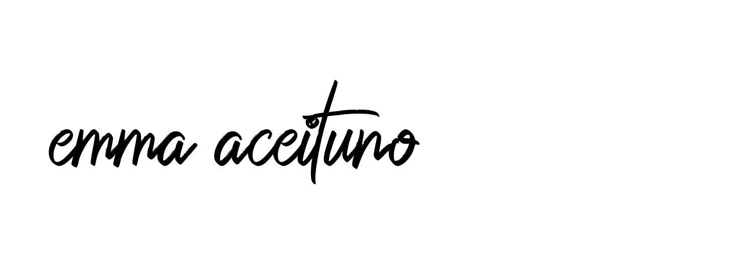 Signature of emma-aceituno-