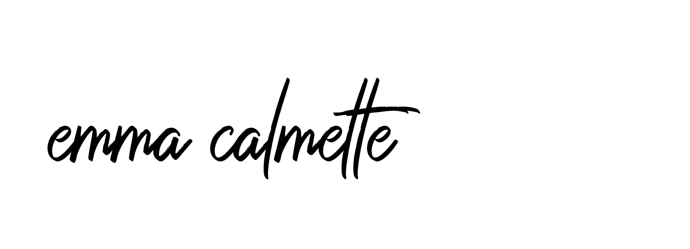 Signature of emma-calmette