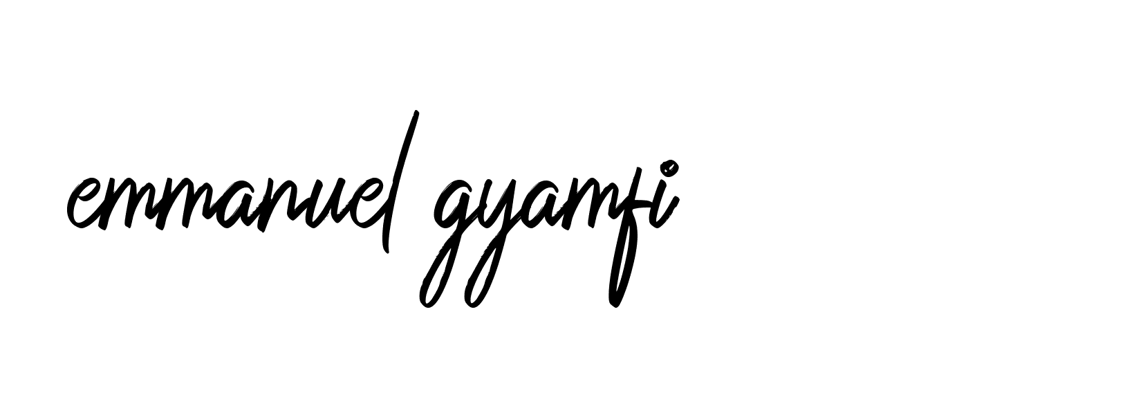 Signature of emmanuel-gyamfi-