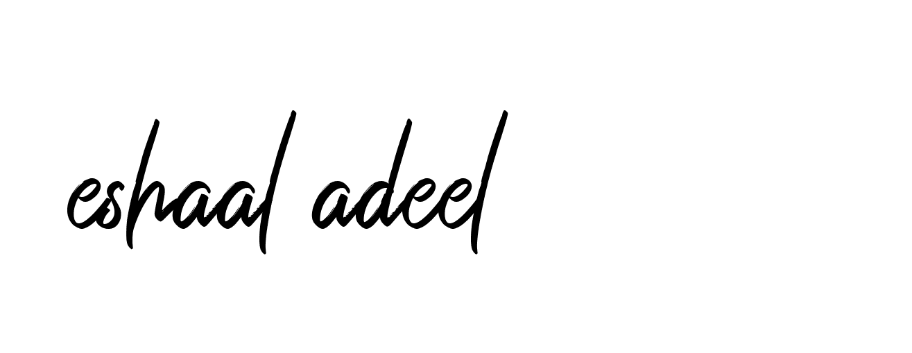 Signature of eshaal-adeel