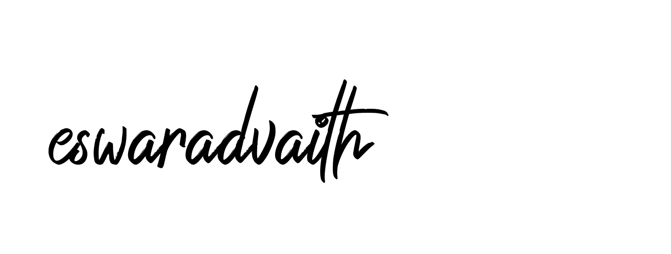 Signature of eswaradvaith