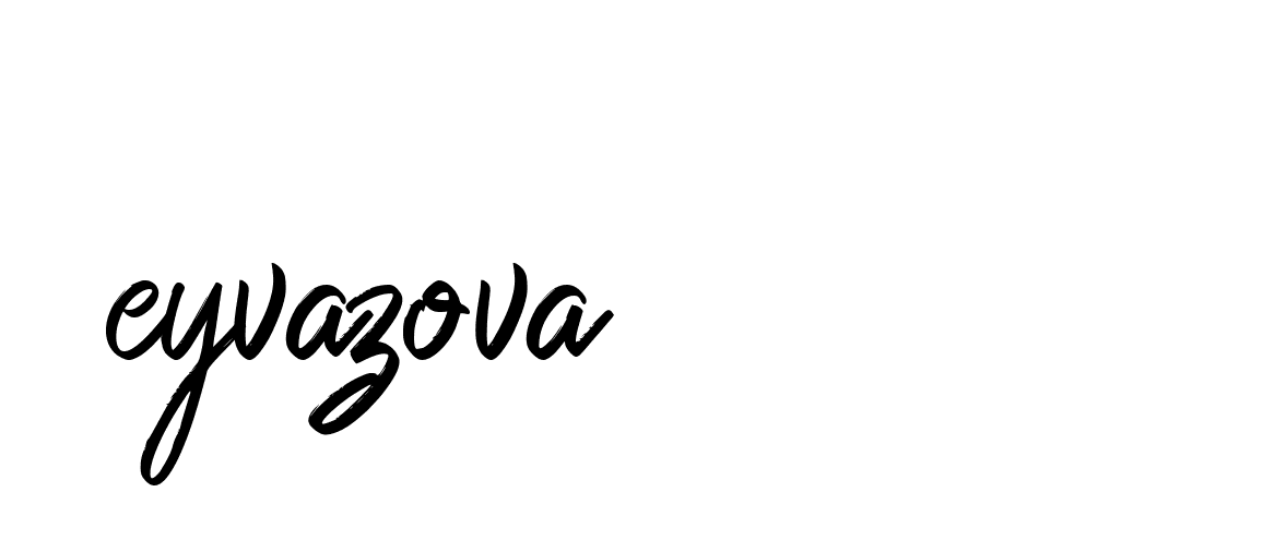 Signature of eyvazova