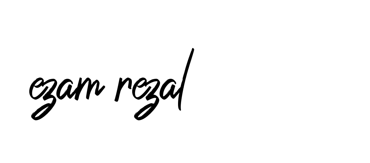 Signature of ezam-rezal