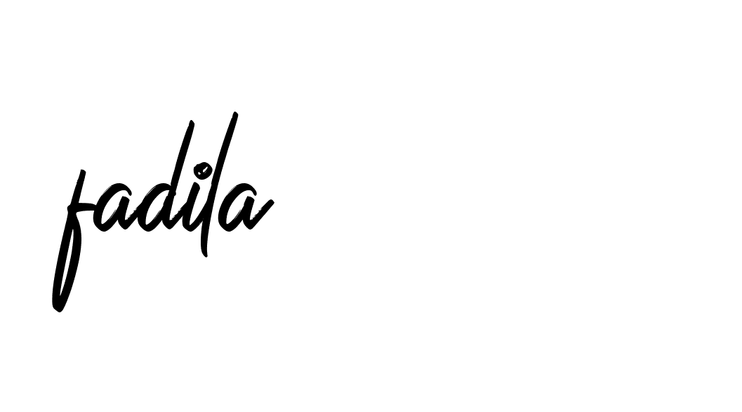 Signature of fadila-