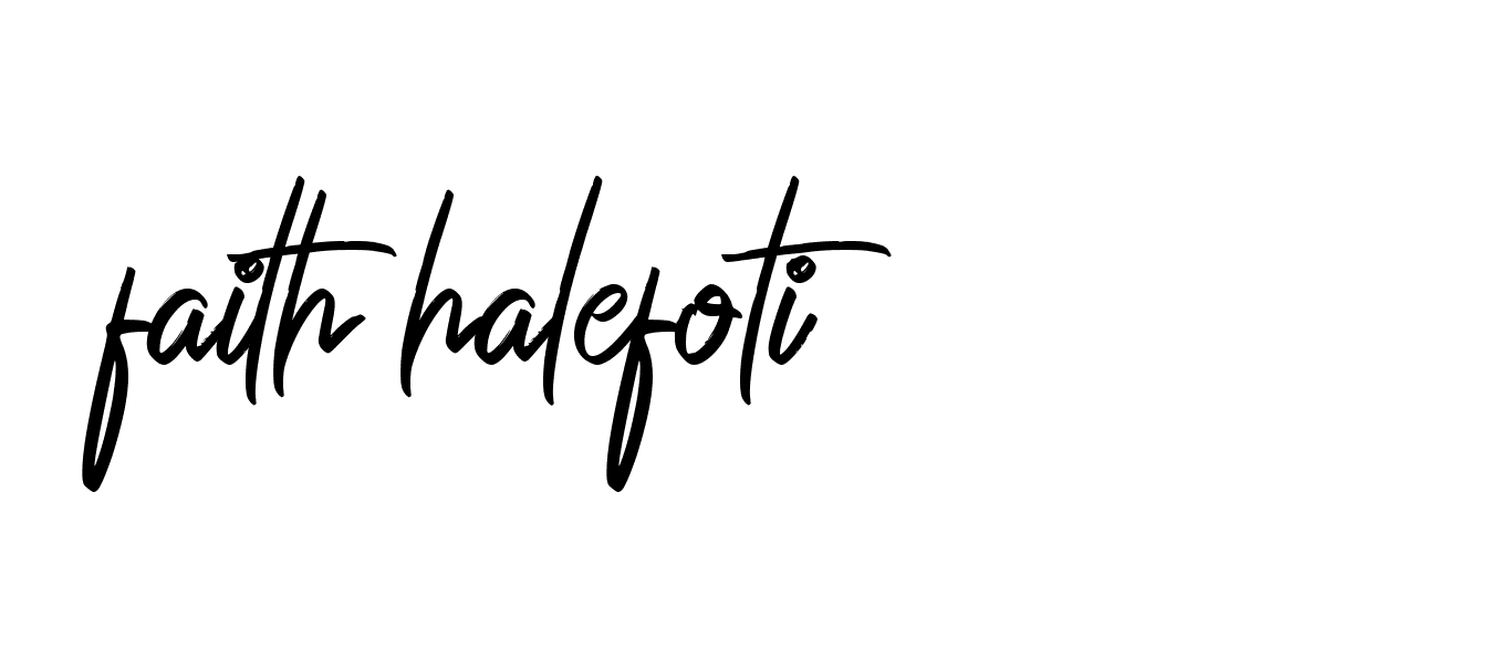 Signature of faith-halefoti