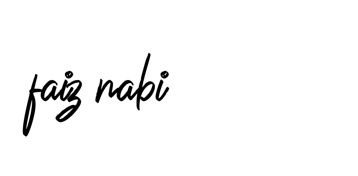 Signature of faiz-nabi