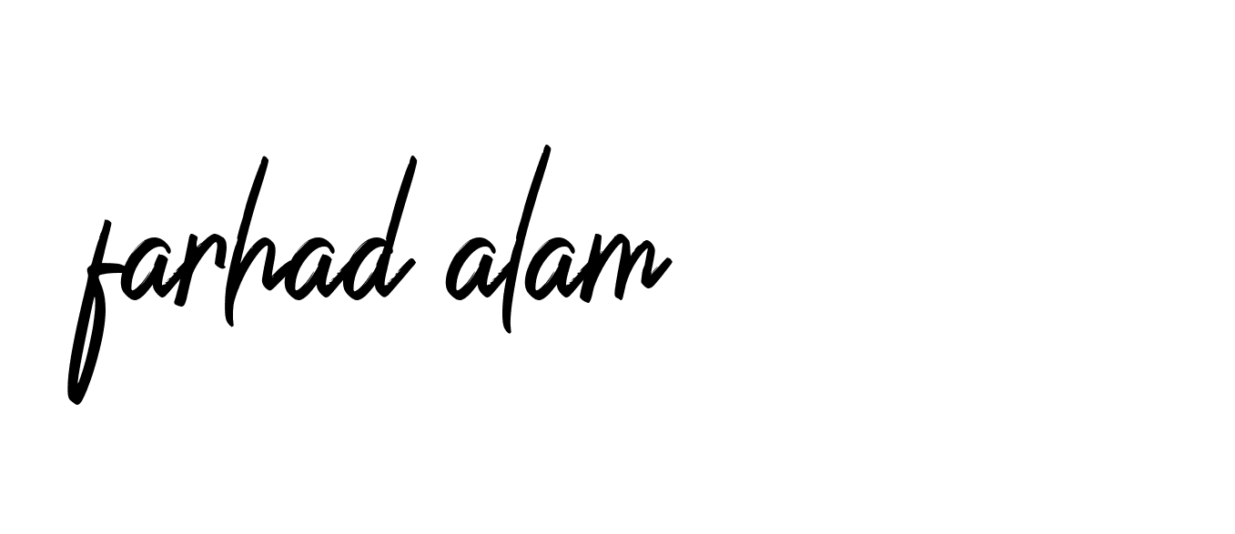 Signature of farhad-alam