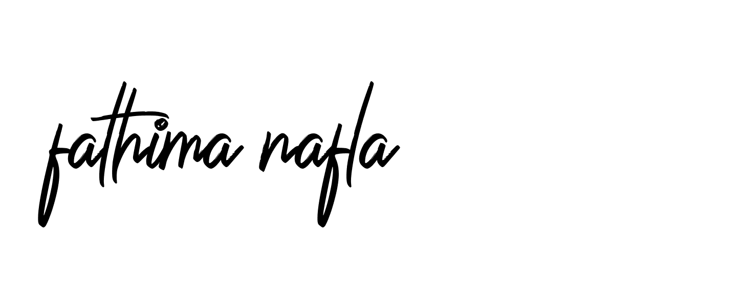 Signature of fathima-nafla-