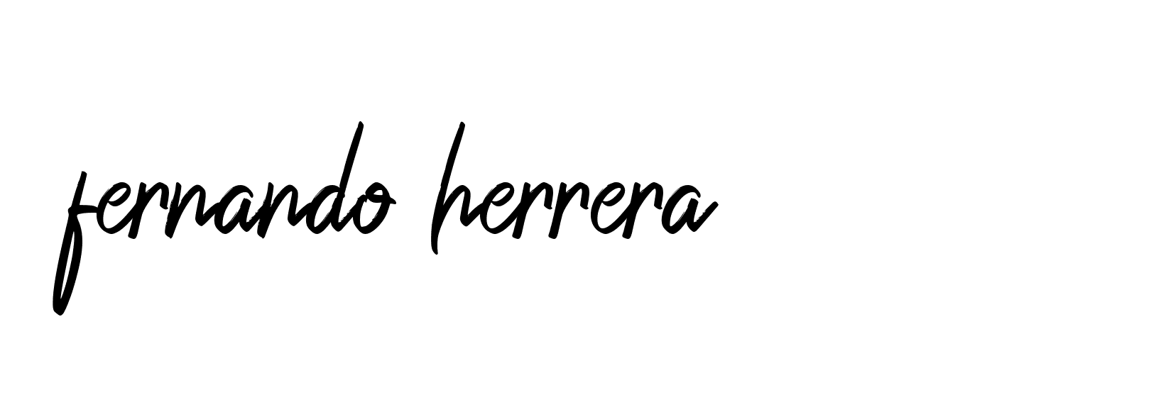 Signature of fernando-herrera