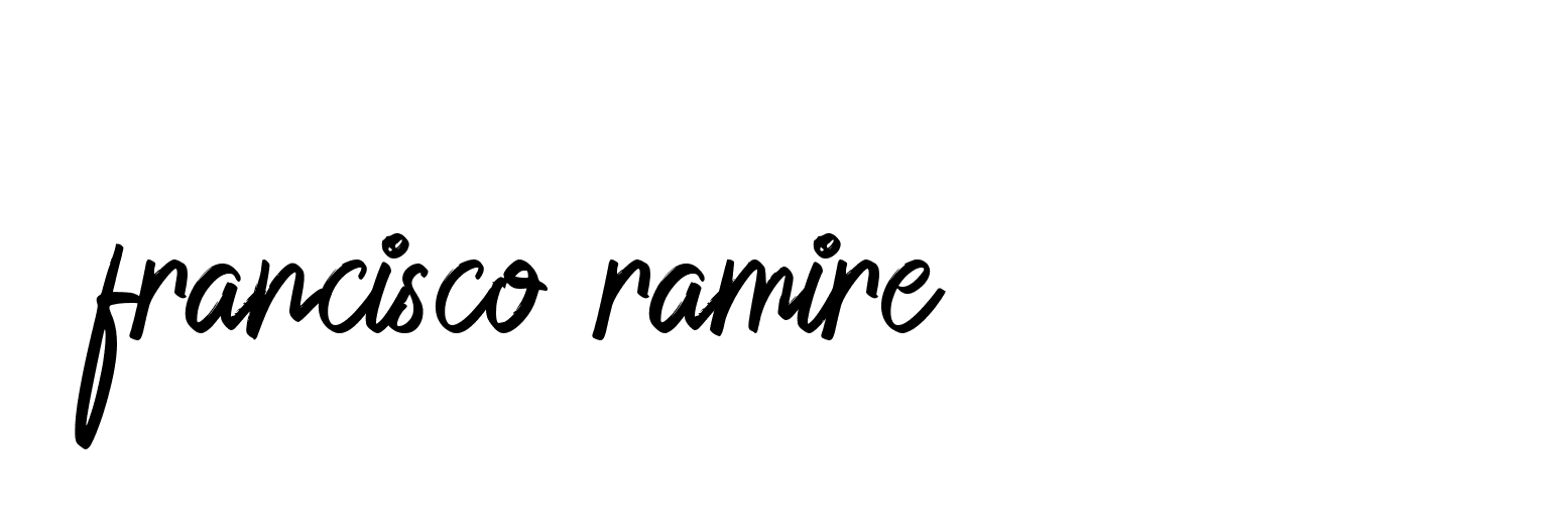 Signature of francisco-ramire