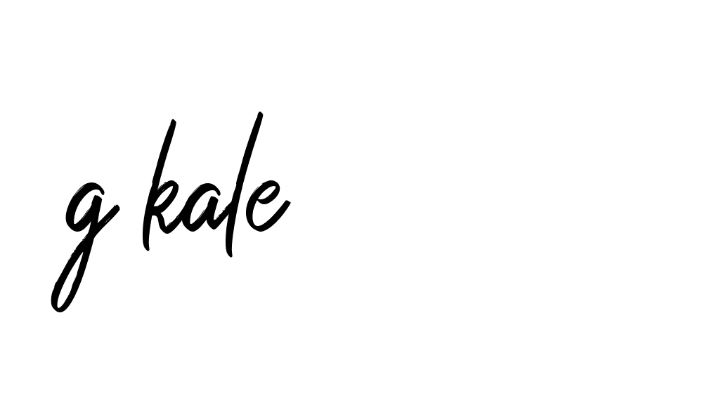 Signature of g-kale