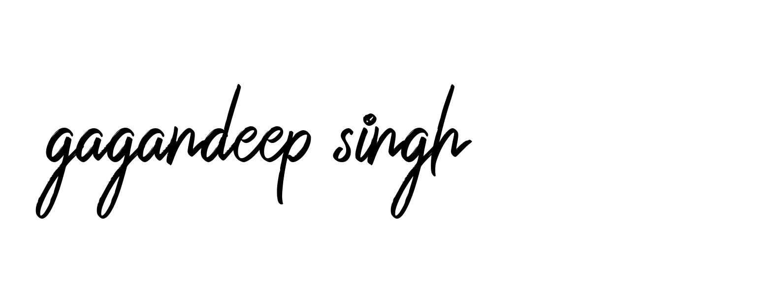 Signature of gagandeep-singh