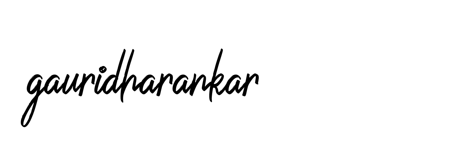 Signature of gauridharankar-