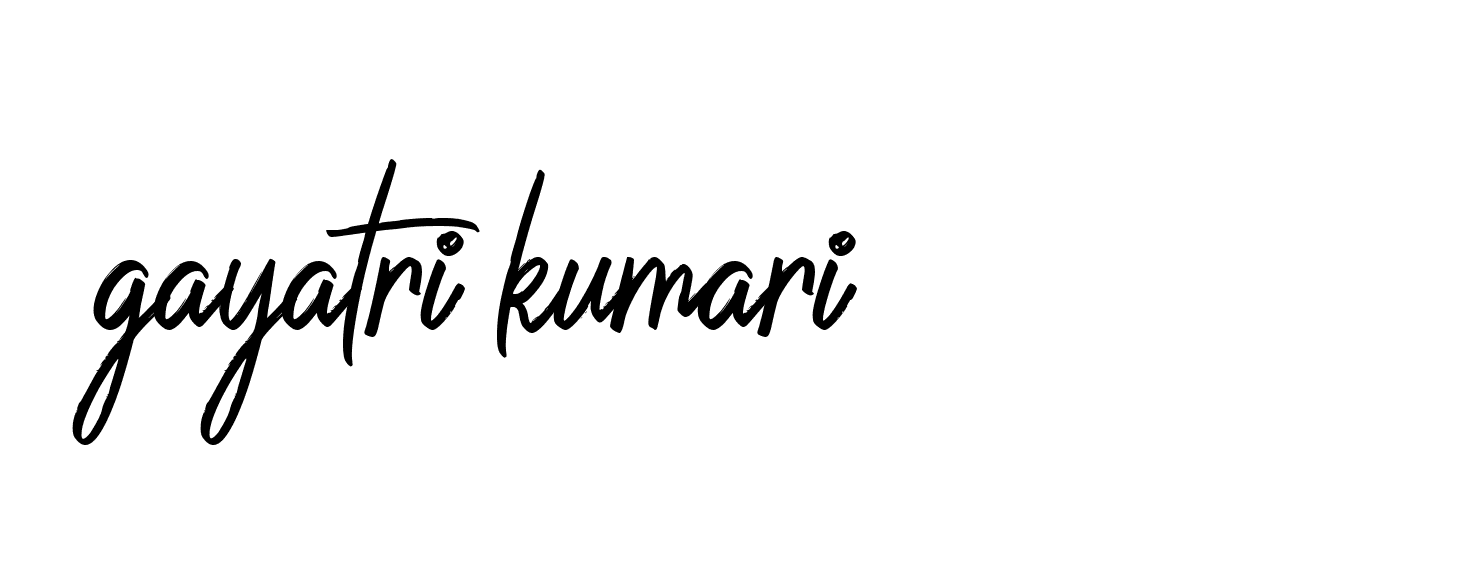 Signature of gayatri-kumari