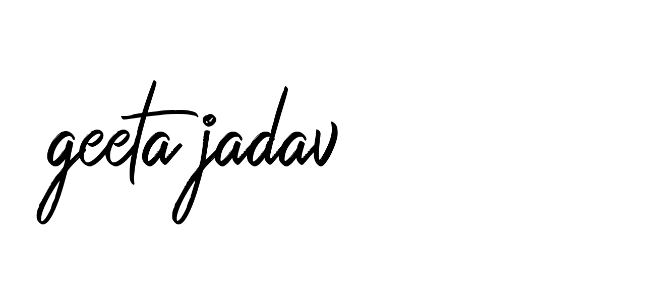 Signature of geeta-jadav