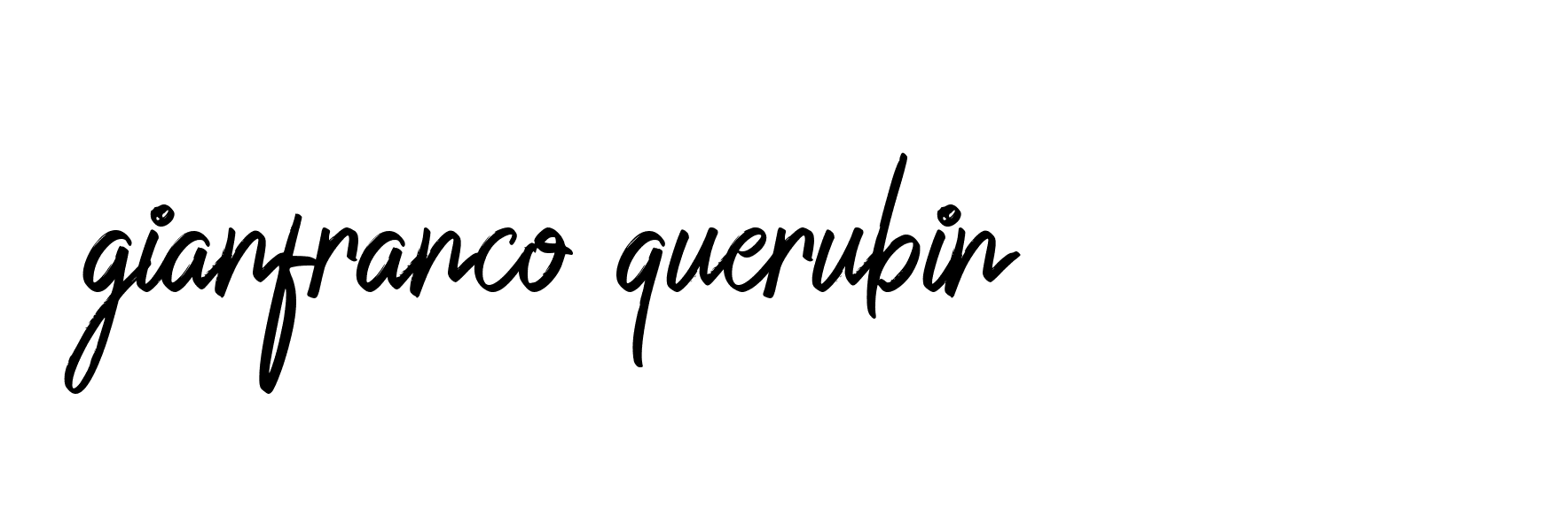 Signature of gianfranco-querubin