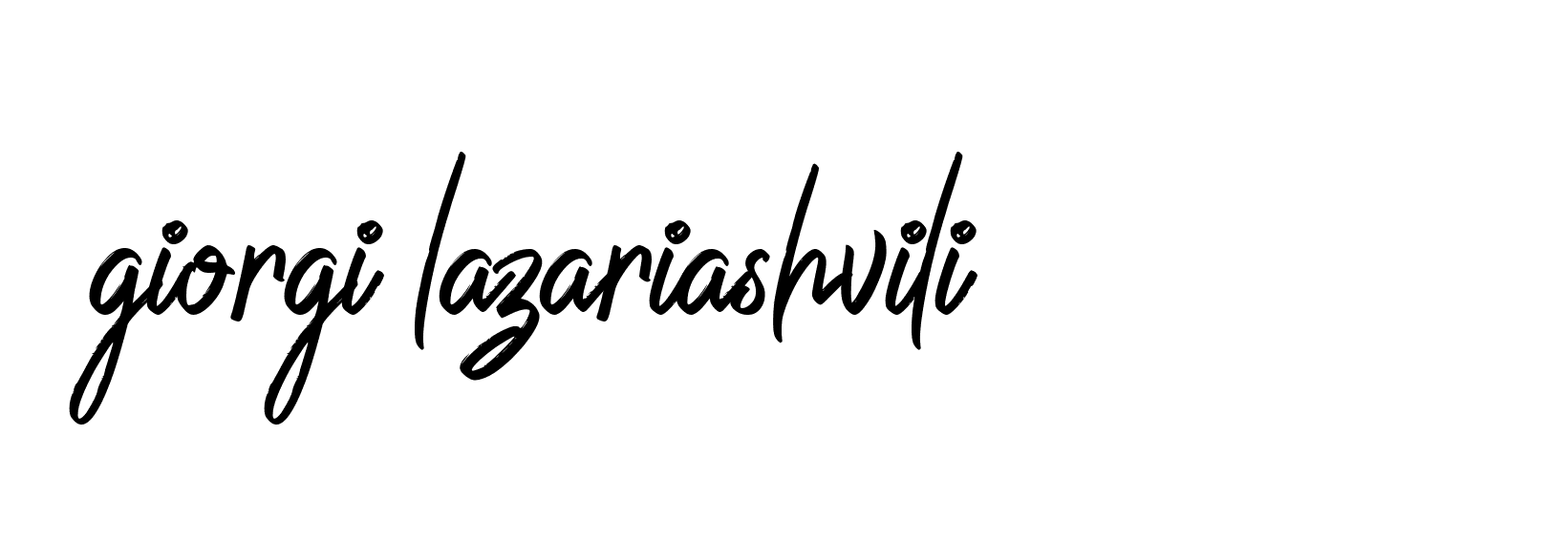 Signature of giorgi-lazariashvili